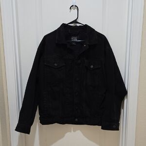BDG Oversized Black Denim Jacket